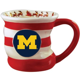 Michigan Wolverines Holiday Stocking Mug