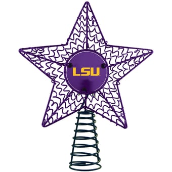 LSU Tigers Star Tree Topper