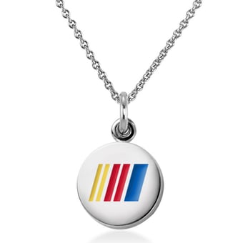 Women's NASCAR Silver Necklace & Charm