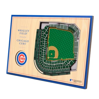 Fanpoint Chicago Cubs 14'' x 10.5'' 3D StadiumView Desktop Display