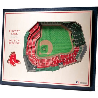 Fanpoint Boston Red Sox 17'' x 13'' 5-Layer 3D StadiumView Wall Art
