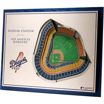 Fanpoint Los Angeles Dodgers 17'' x 13'' 5-Layer 3D StadiumView Wall Art