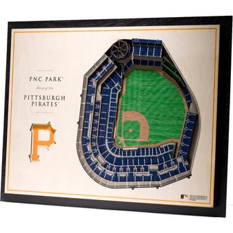Fanpoint Pittsburgh Pirates 17'' x 13'' 5-Layer 3D StadiumView Wall Art