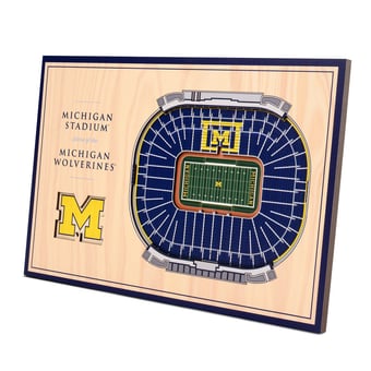 Fanpoint Michigan Wolverines 14'' x 10.5'' 3D StadiumView Desktop Display