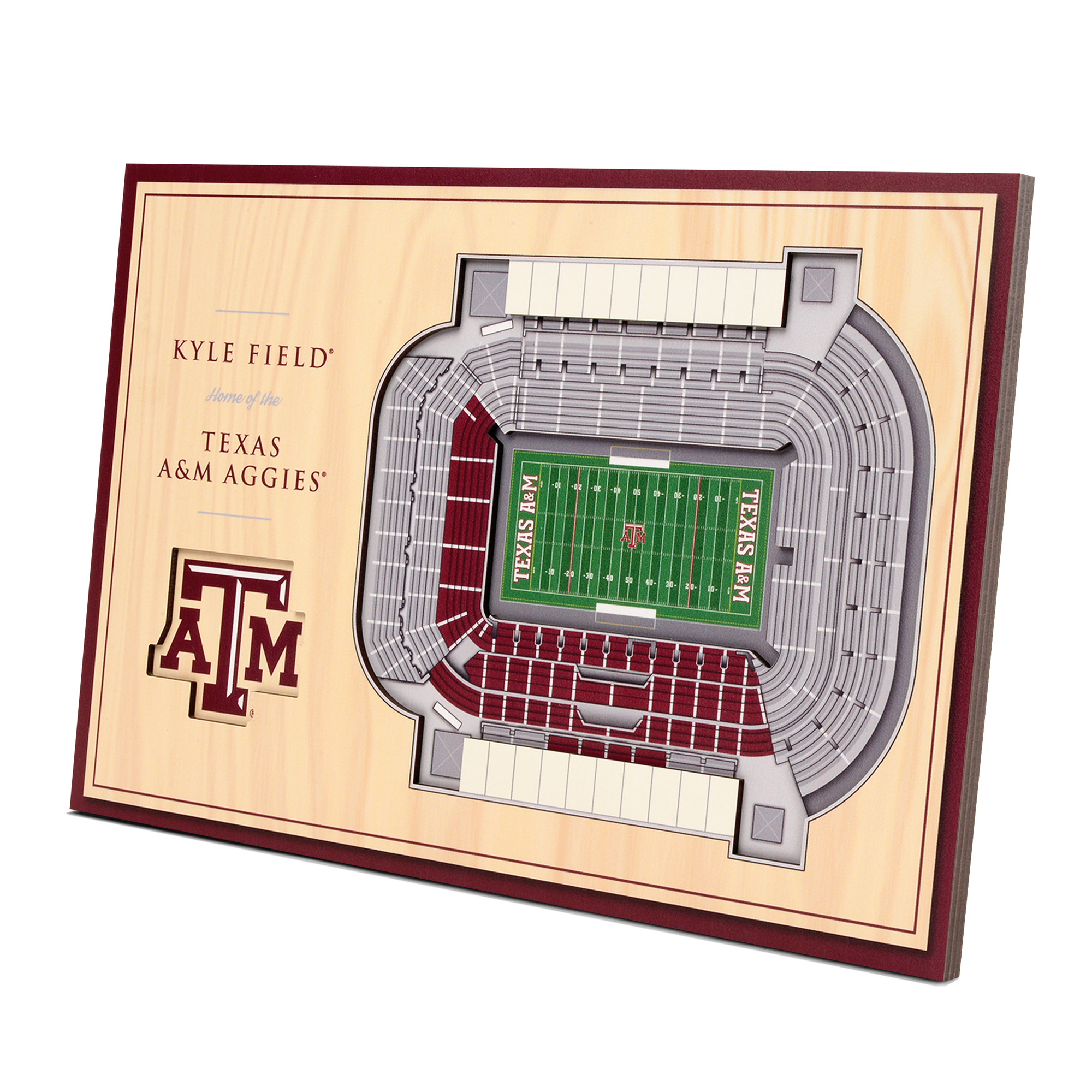 Fanpoint Texas A&M Aggies 14'' x 10.5'' 3D StadiumView Desktop Display