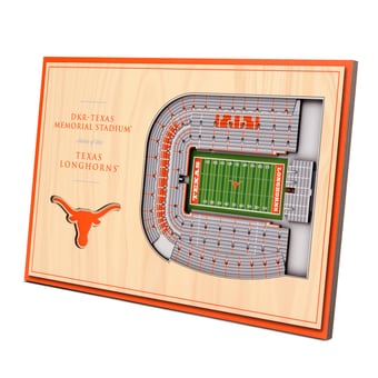 Fanpoint Texas Longhorns 14'' x 10.5'' 3D StadiumView Desktop Display
