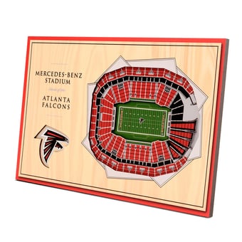 Fanpoint Atlanta Falcons 14'' x 10.5'' 3D StadiumView Desktop Display