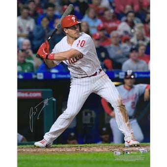 J.T. Realmuto Philadelphia Phillies Autographed 16" x 20" Hitting Photograph