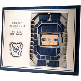 Fanpoint Butler Bulldogs 17'' x 13'' 5-Layer StadiumView 3D Wall Art