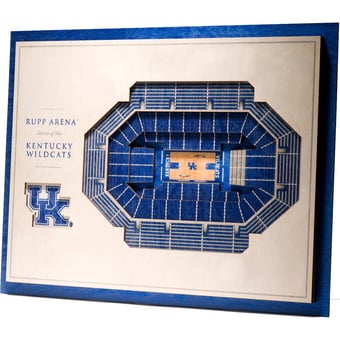IDNA Kentucky Wildcats 17'' x 13'' 5-Layer StadiumViews 3D Wall Art