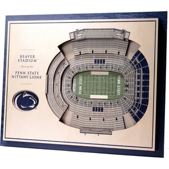Fanpoint Penn State Nittany Lions 17'' x 13'' 5-Layer StadiumView 3D Wall Art