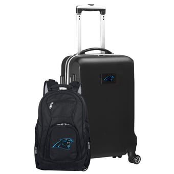 MOJO Black Carolina Panthers 2-Piece Backpack & Carry-On Set