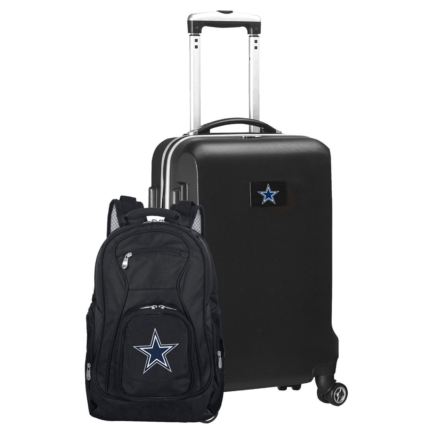 MOJO Black Dallas Cowboys 2-Piece Backpack & Carry-On Set MOJO Black Dallas Cowboys 2-Piece Backpack & Carry-On Set