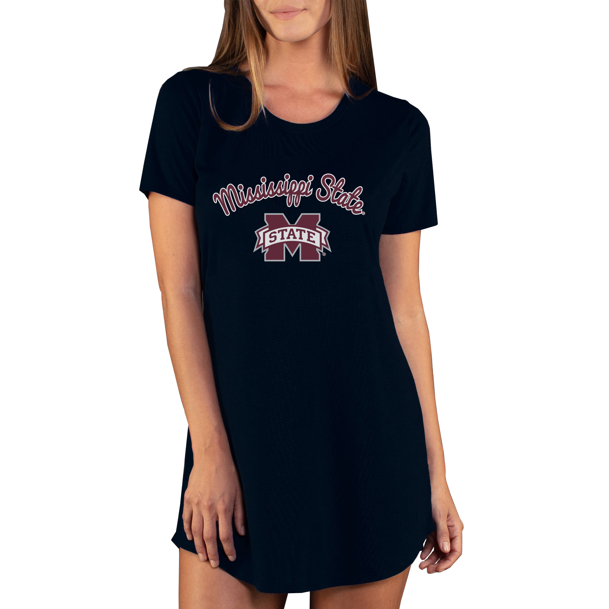 Women’s Concepts Sport Black Mississippi State Bulldogs Marathon Nightshirt Women’s Concepts Sport Black Mississippi State Bulldogs Marathon Nightshirt