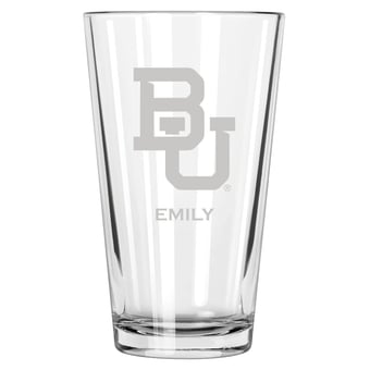 Baylor Bears 16oz. Personalized Etched Pint Glass