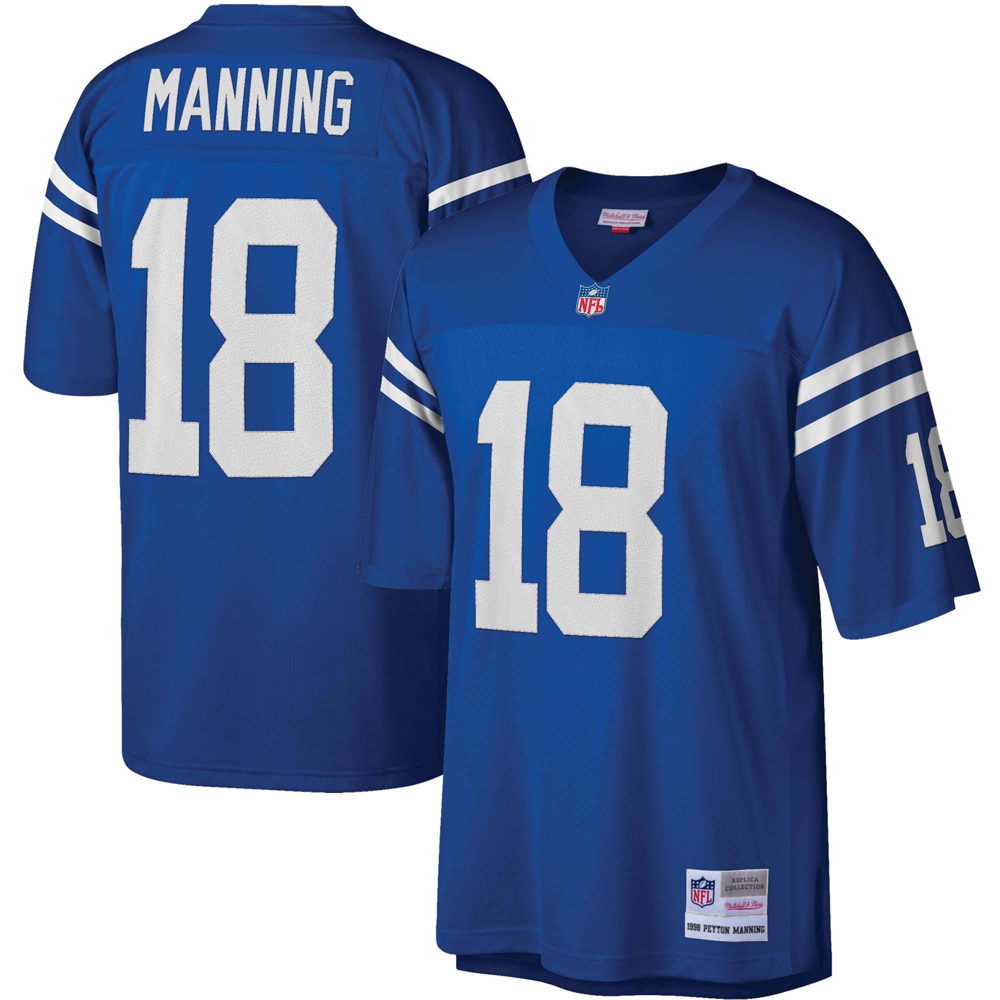 Réplica de la camiseta Mitchell & Ness de Peyton Manning de los Royal Indianapolis Colts Legacy para hombre