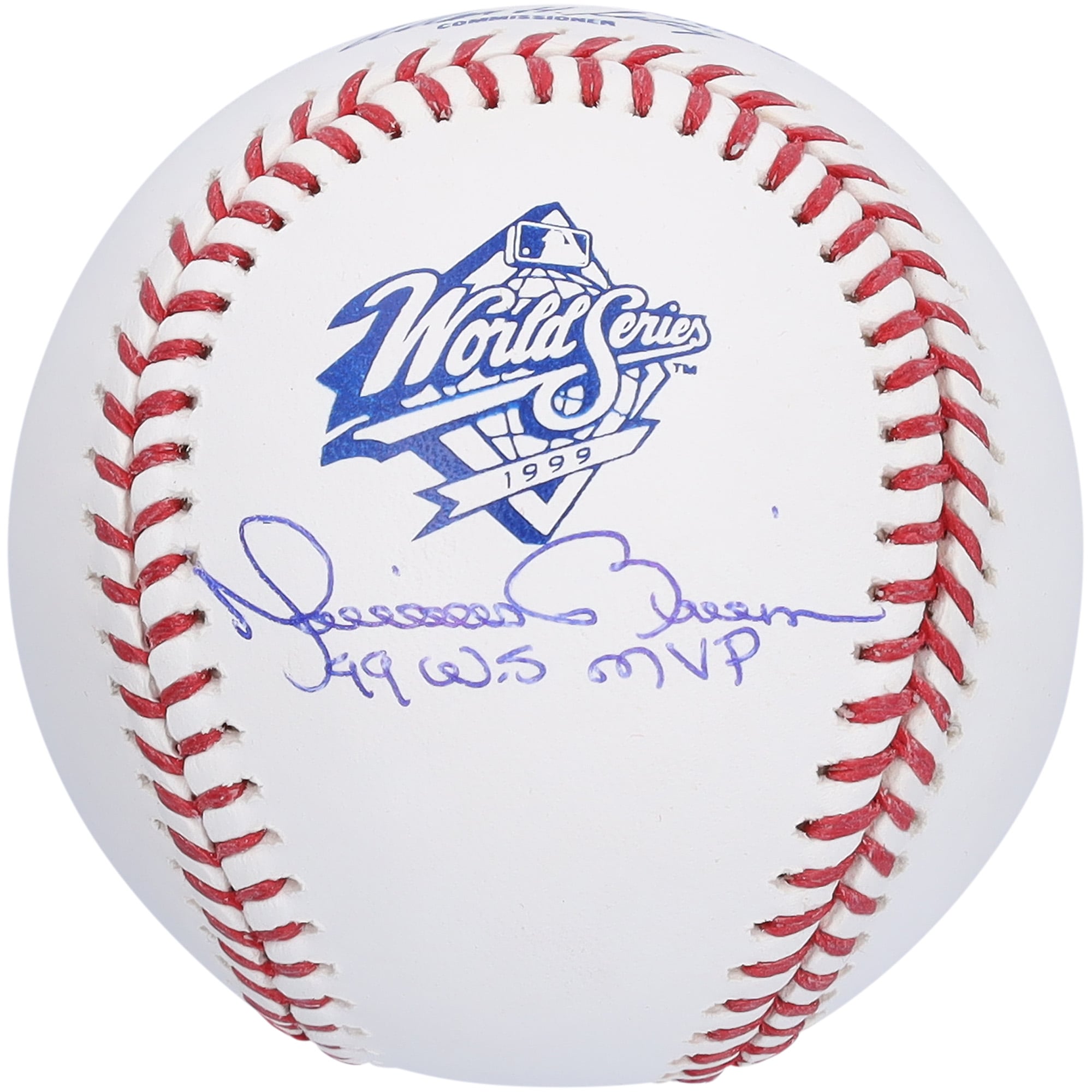 Mariano Rivera New York Yankees Autographed 1999 World Series Logo Baseball with "99 WS MVP" Inscription