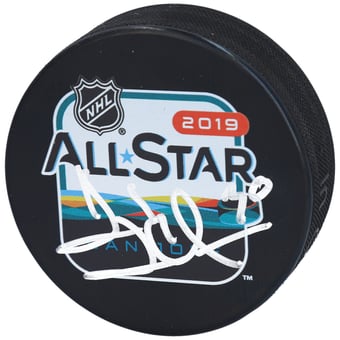 Henrik Lundqvist New York Rangers Autographed NHL All-Star Game Logo Puck