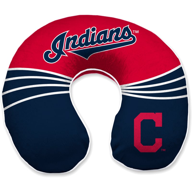 Cleveland Indians Wave Memory Foam Travel Pillow
