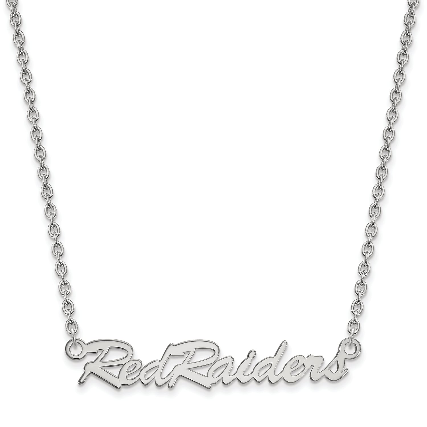 Women's Texas Tech Red Raiders Sterling Silver Script Necklace