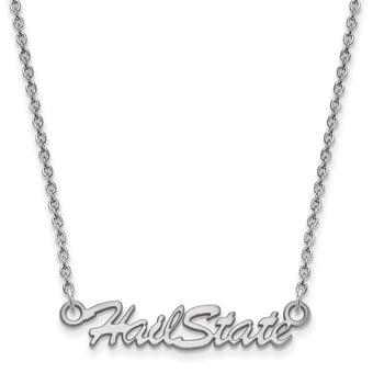 Women's Mississippi State Bulldogs Sterling Silver Script Necklace