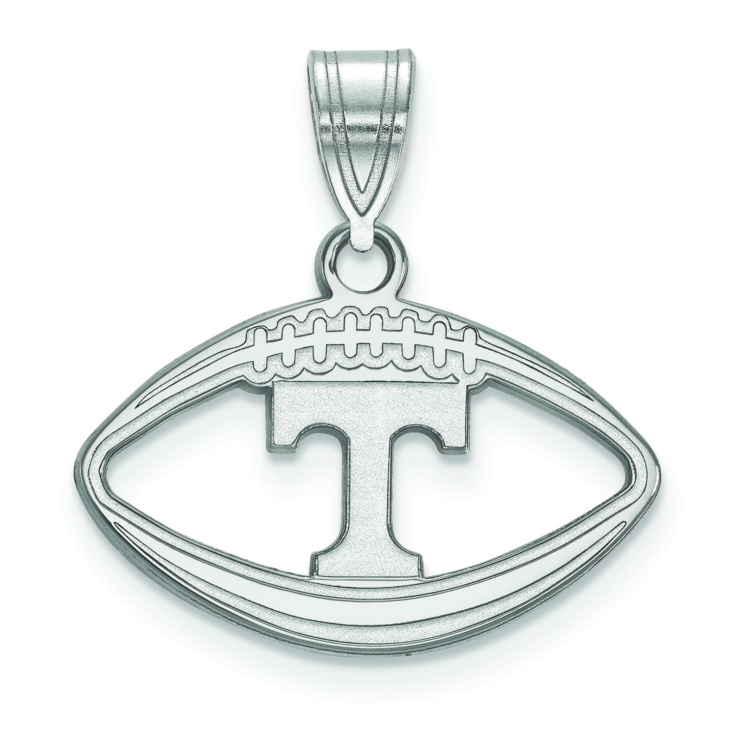 Women's Tennessee Volunteers Sterling Silver Logo Football Pendant