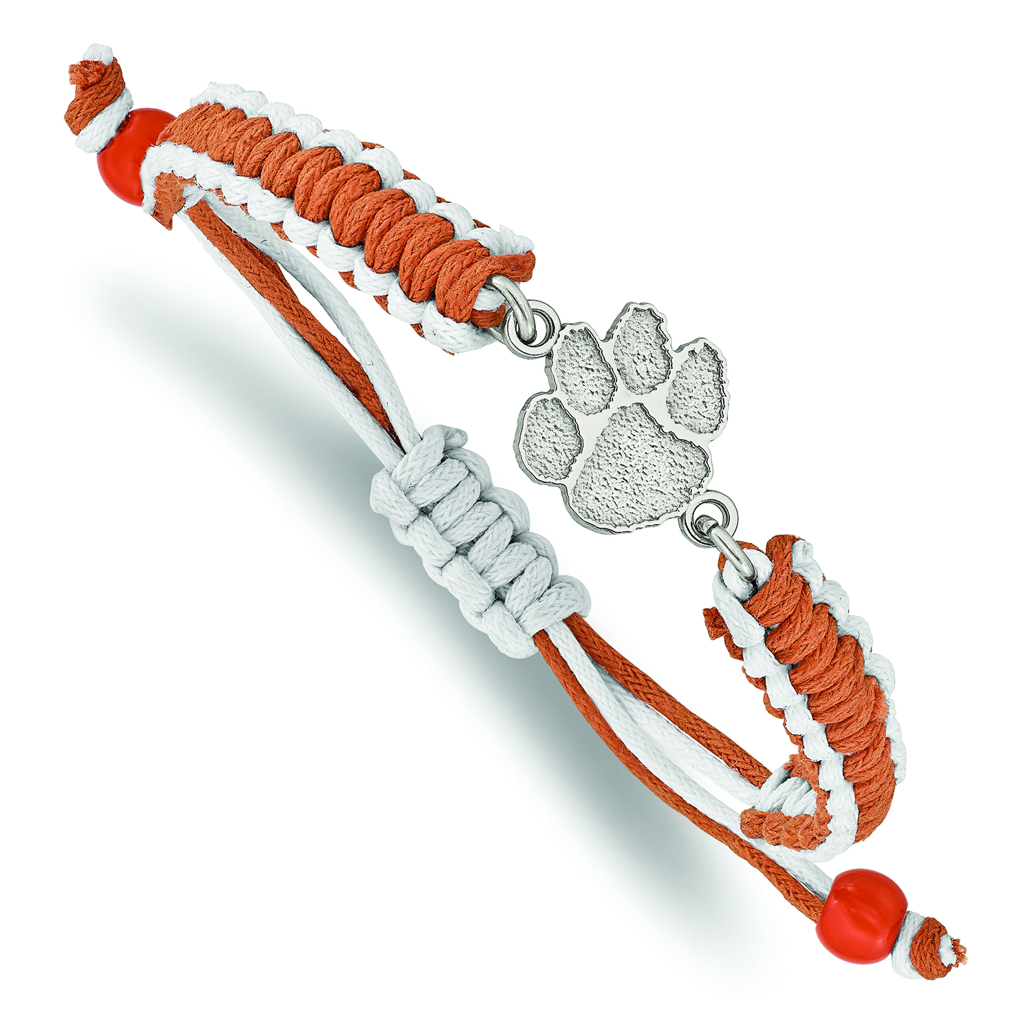 Women’s Clemson Tigers Stainless Steel Color Bracelet Women’s Clemson Tigers Stainless Steel Color Bracelet