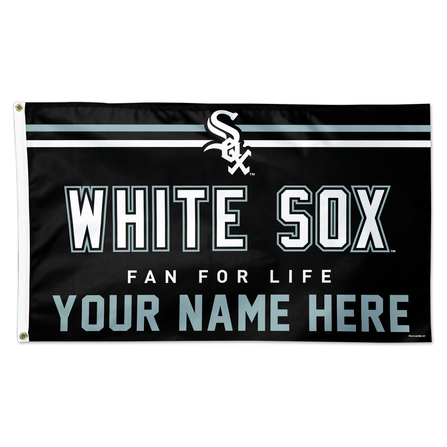 WinCraft Chicago White Sox 3' x 5' One-Sided Deluxe Personalized Flag