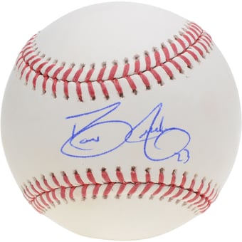 David Justice Atlanta Braves Autographed Baseball