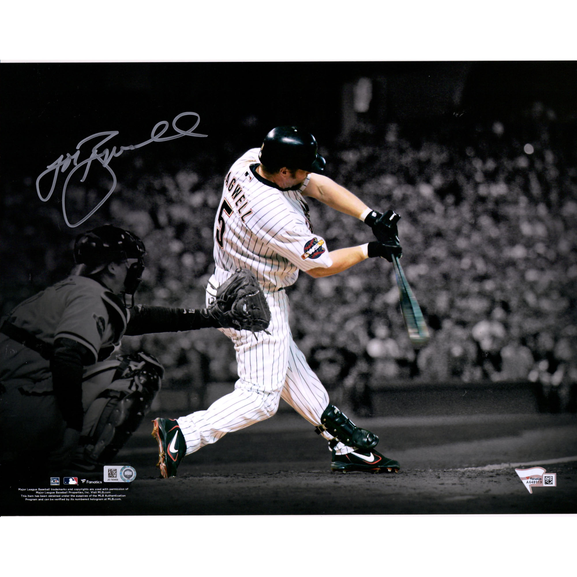 Jeff Bagwell Houston Astros Autographed 11" x 14" Spotlight Photograph