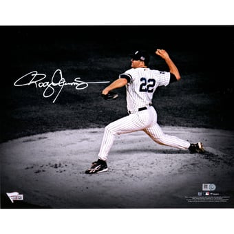 Roger Clemens New York Yankees Autographed 11" x 14" Spotlight Photograph