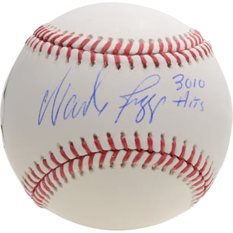 "Wade Boggs Boston Red Sox Autographed Baseball with ""3010 Hits"" Inscription"