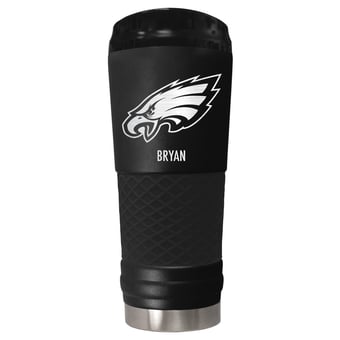 Black Philadelphia Eagles 24oz. Personalized Stealth Draft Tumbler