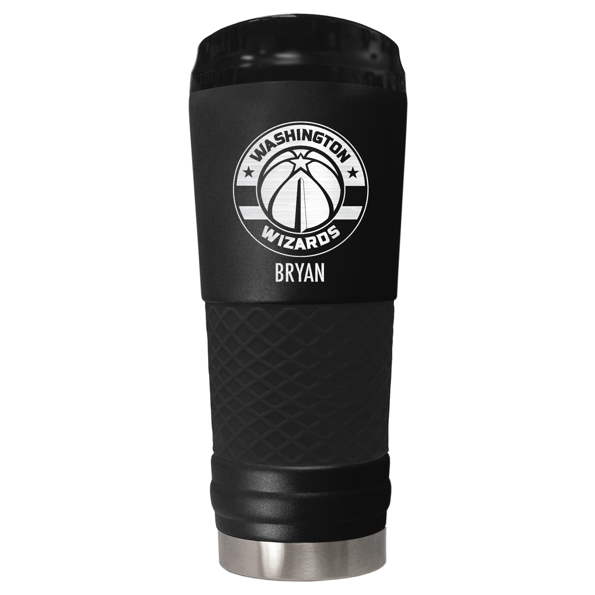 Black Washington Wizards 24oz. Personalized Stealth Draft Tumbler