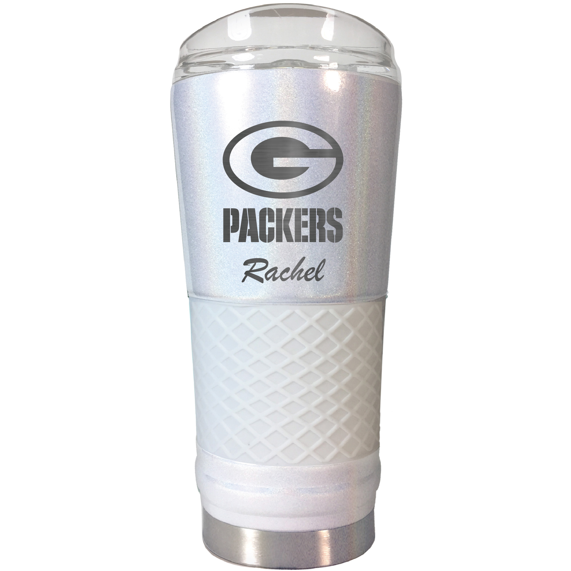 Green Bay Packers 24oz. Personalized Opal Draft Tumbler