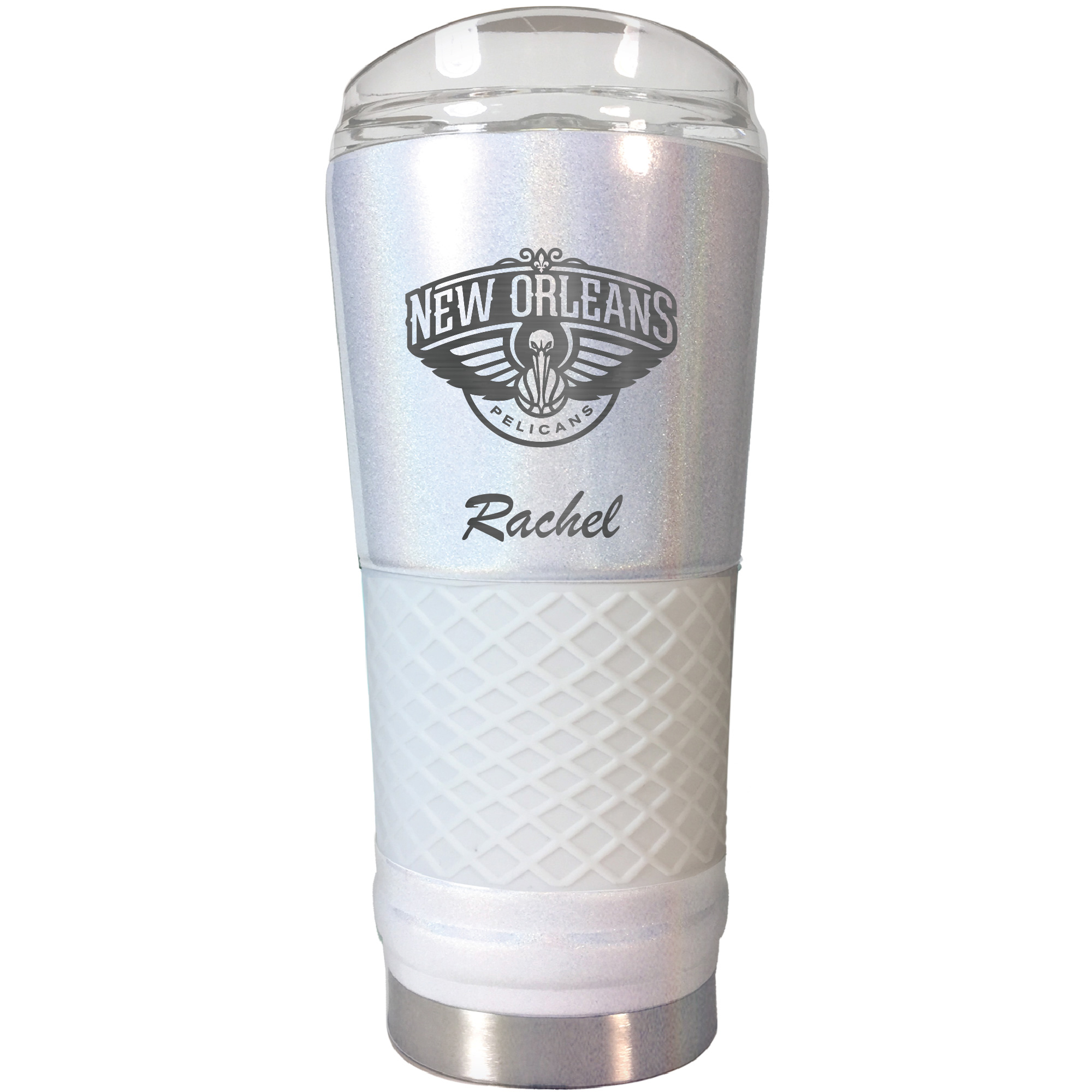 New Orleans Pelicans 24oz. Personalized Opal Draft Tumbler