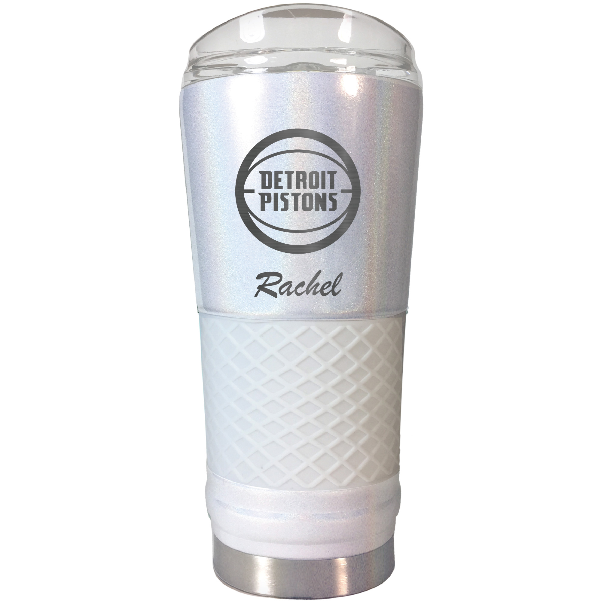 Detroit Pistons 24oz. Personalized Opal Draft Tumbler