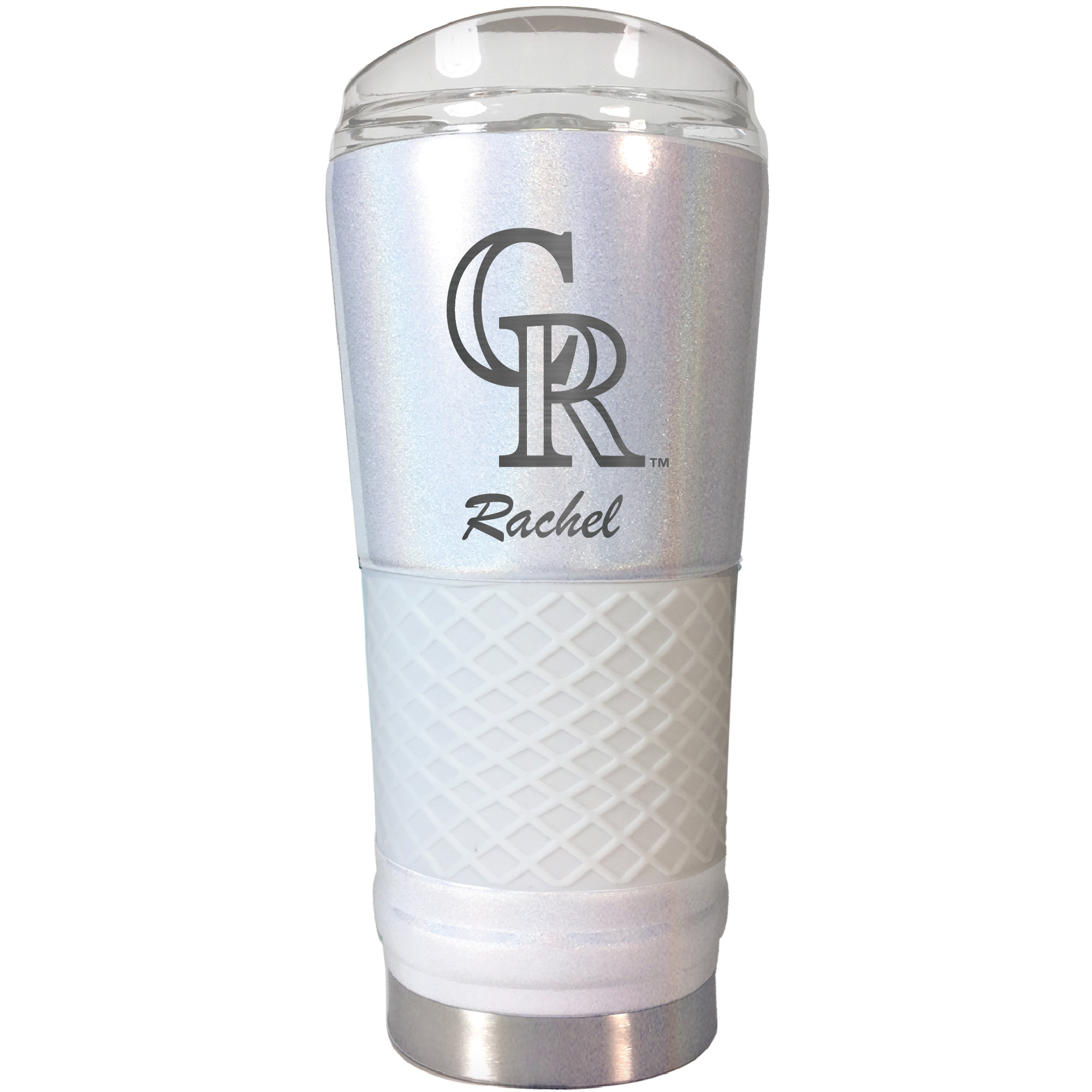 Colorado Rockies 24oz. Personalized Opal Draft Tumbler