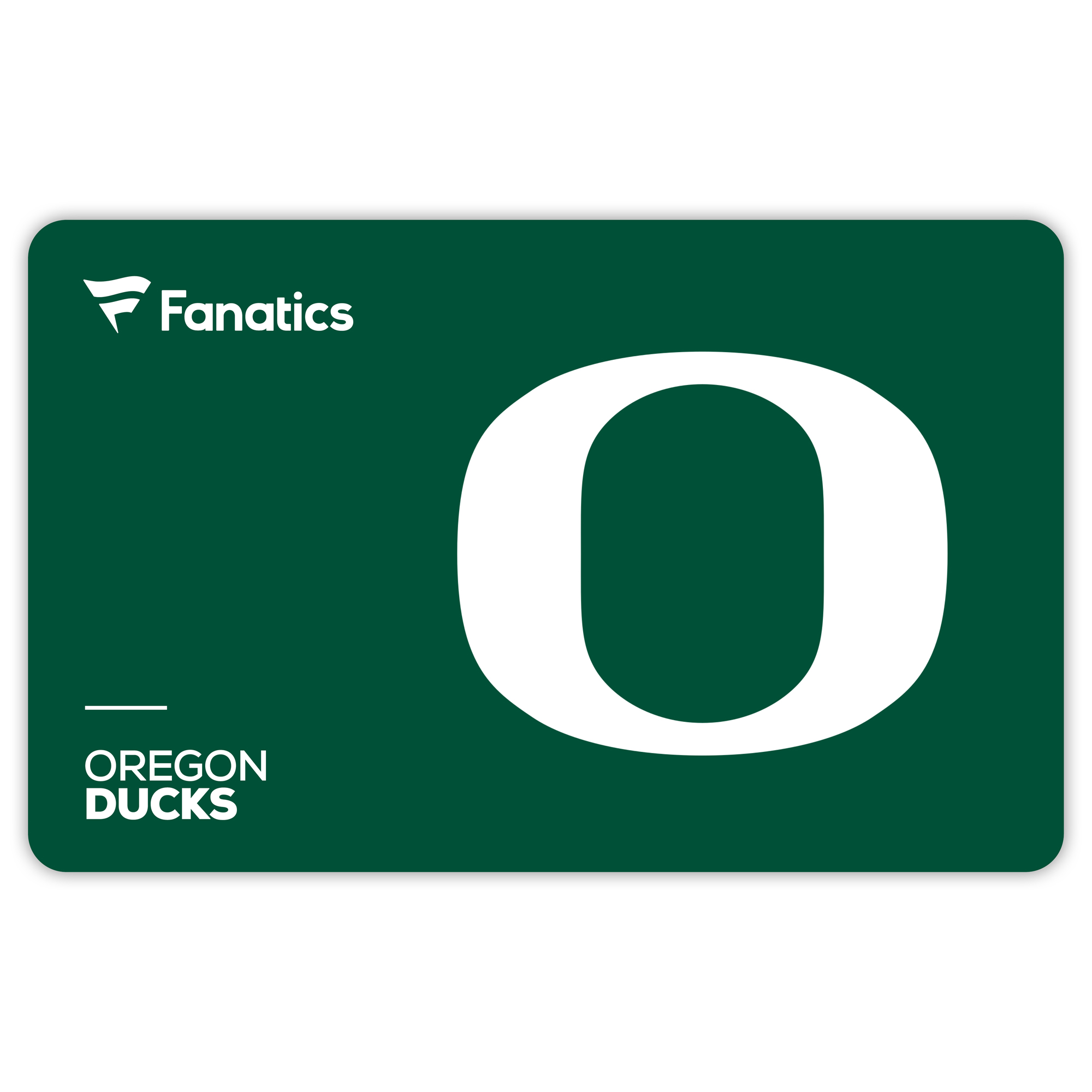 Oregon Ducks Fanatics eGift Card ($10 - $500)