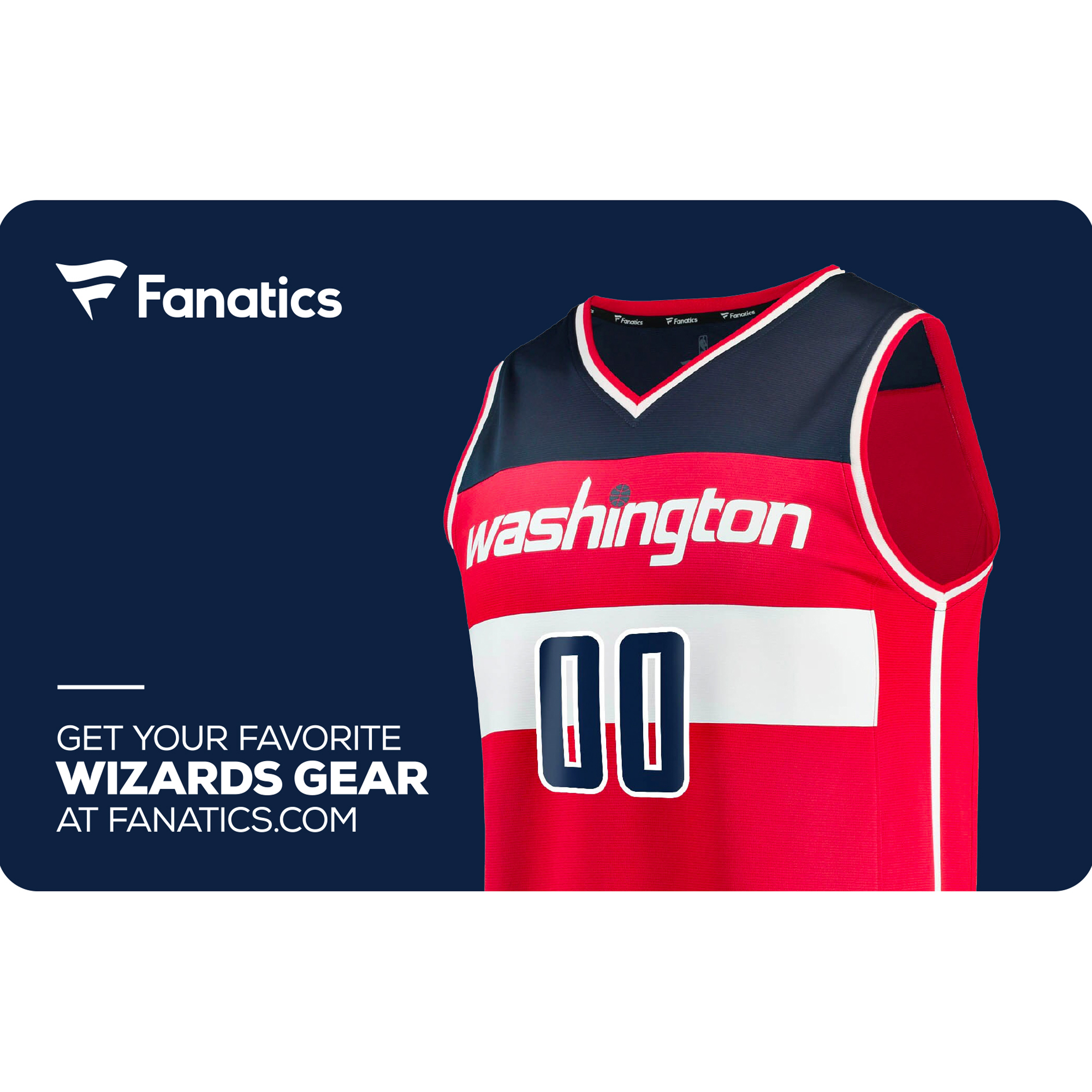 Washington Wizards Fanatics eGift Card ($10 - $500)