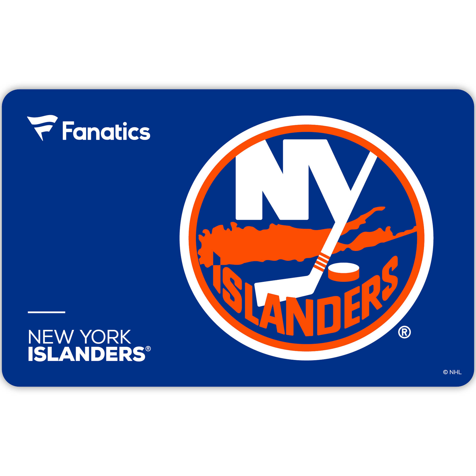 New York Islanders Fanatics eGift Card ( – 0) New York Islanders Fanatics eGift Card ( – 0)
