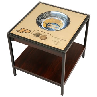 Fanpoint Purdue Boilermakers 25-Layer StadiumView Lighted End Table
