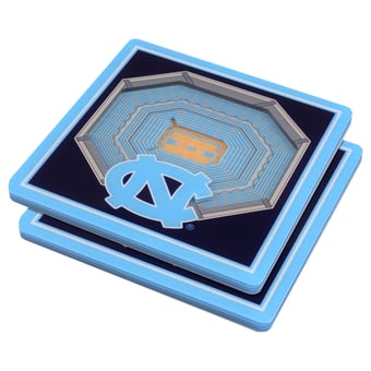 Fanpoint North Carolina Tar Heels 3D StadiumView Coasters