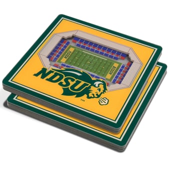 Fanpoint NDSU Bison 3D StadiumView Coasters