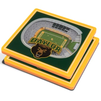 Fanpoint Baylor Bears 3D StadiumView Coasters