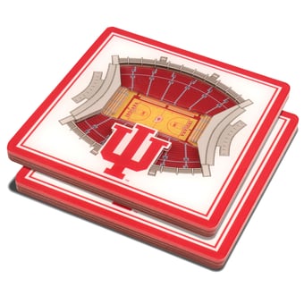 Fanpoint Indiana Hoosiers 3D StadiumView Coasters