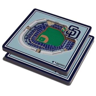 Fanpoint San Diego Padres 3D StadiumView Coasters