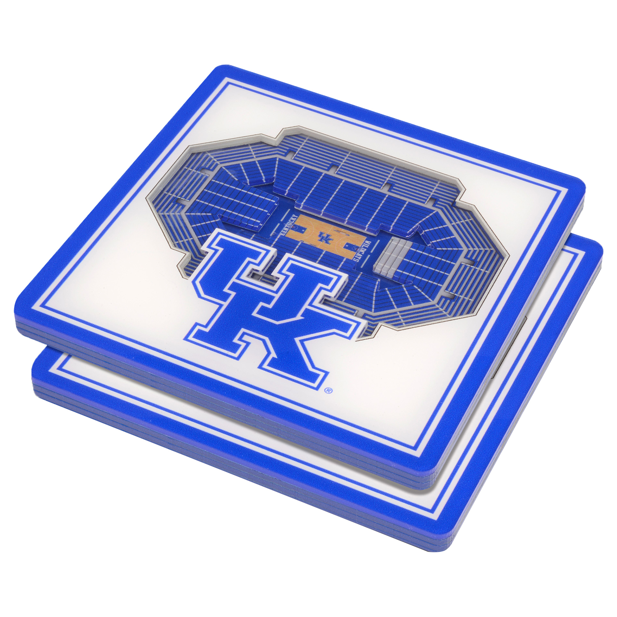 Fanpoint Kentucky Wildcats 3D StadiumView Coasters