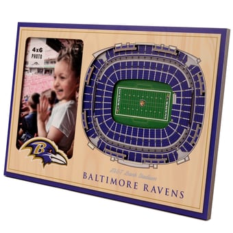 Fanpoint Baltimore Ravens 3D StadiumView Picture Frame