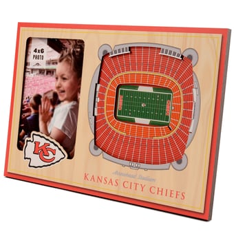 Fanpoint Kansas City Chiefs 3D StadiumView Picture Frame